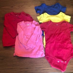 Primary onesies and shirts
